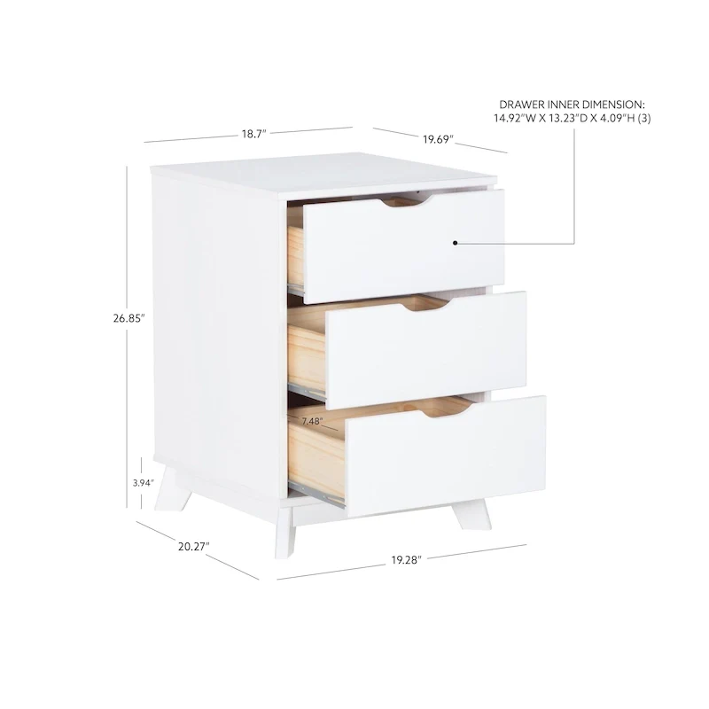 Purcell 4-Piece Bedroom Set with 6-Drawer Dresser and 2 Nightstands