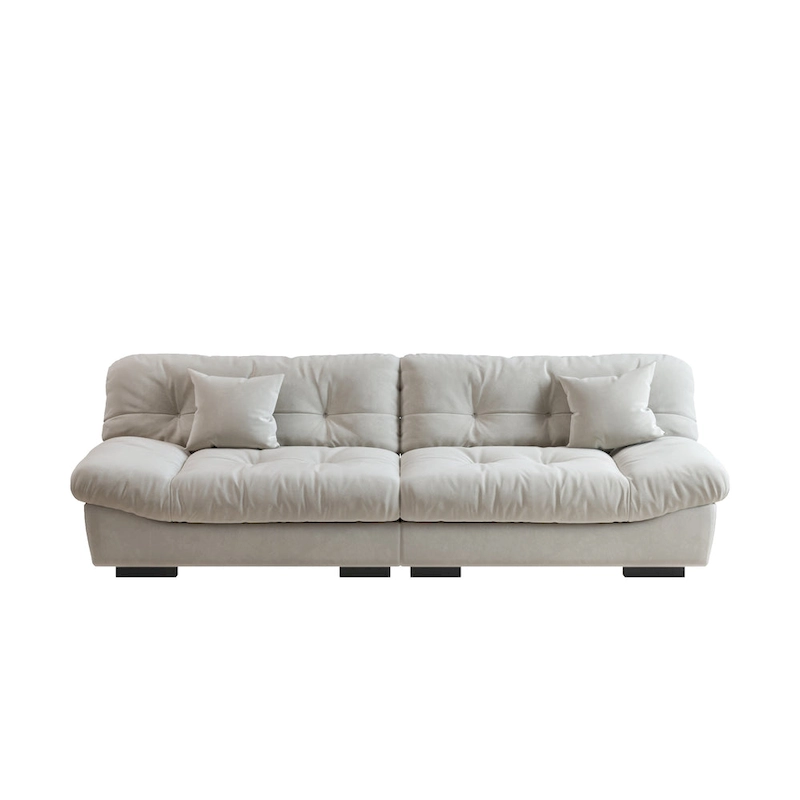 105 Minimalism Cloud Sofa Loveseat with Two Pillow
