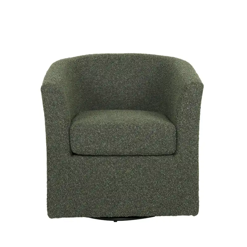 Daymian Swivel Club Chair by Christopher Knight Home - 29.00 D x 30.20 W x 30.50 H