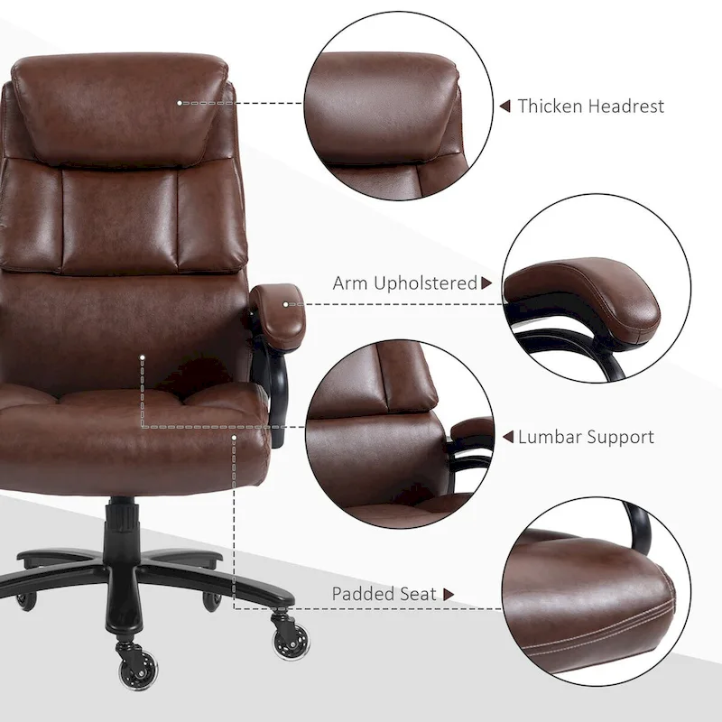 Vinsetto PU Leather Office Chair
