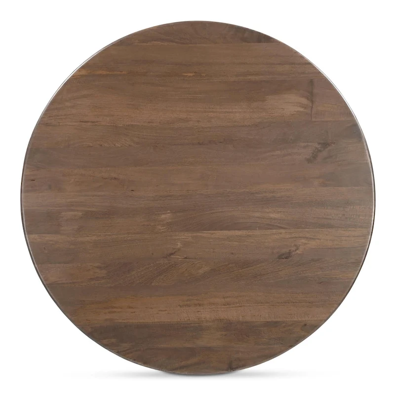 NADAAL STUDIOS Brelline, Round Dining Table With Cross Legs - 48W x48D x30H