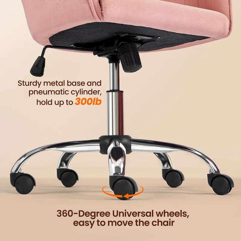 Yaheetech Desk Chair Height-Adjustable Swivel Computer Chair