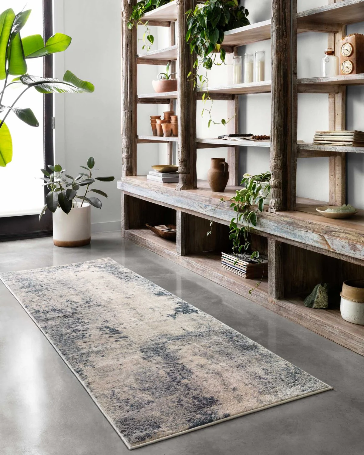 Teagan Rug Natural / Denim