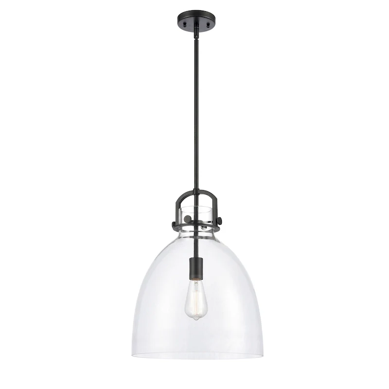 Innovations Lighting Newton Bell - 1 Light 14  Stem Hung Pendant