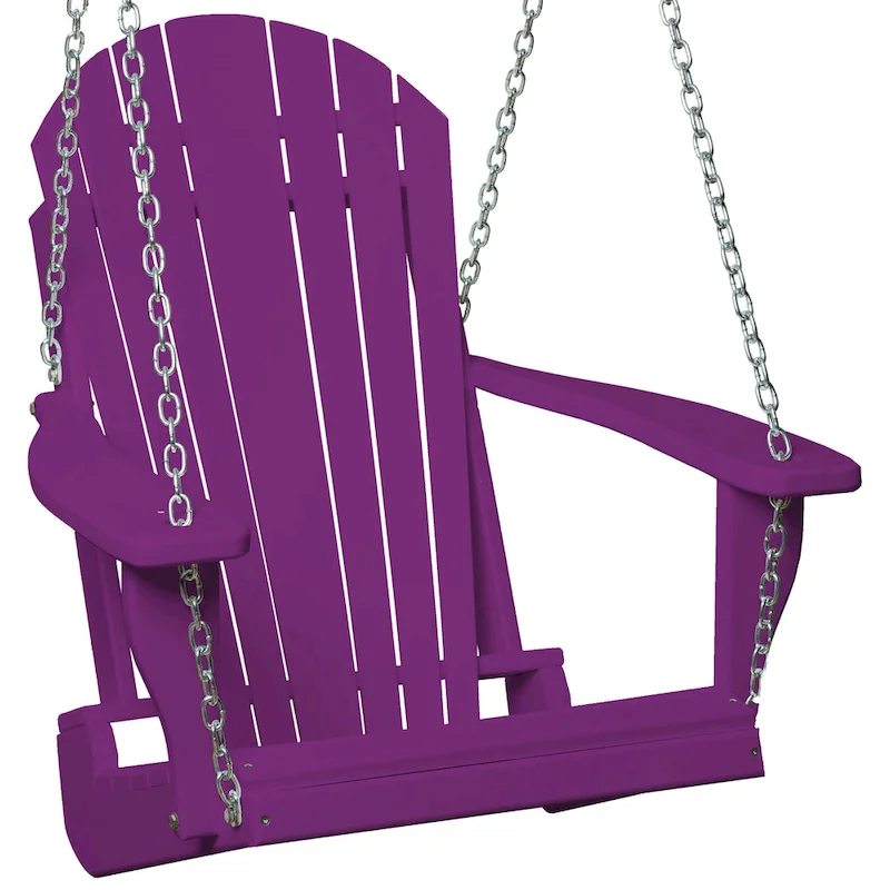 Poly Lumber Adirondack Swing Chair with Chains