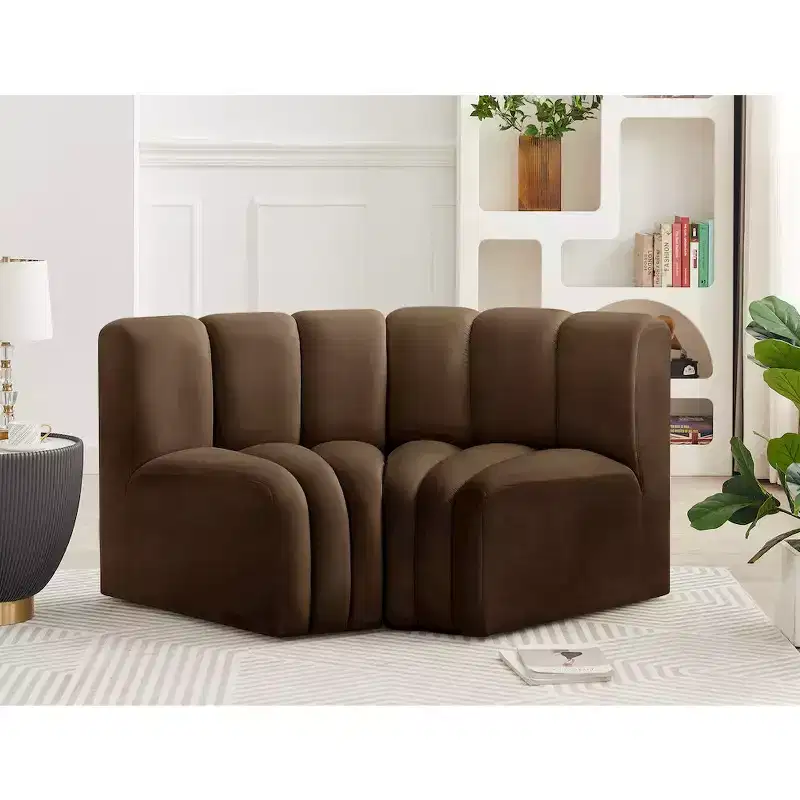 Meridian Furniture,Arc Velvet Modular Sofa