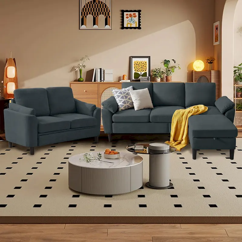 3 Piece Living Room Sets