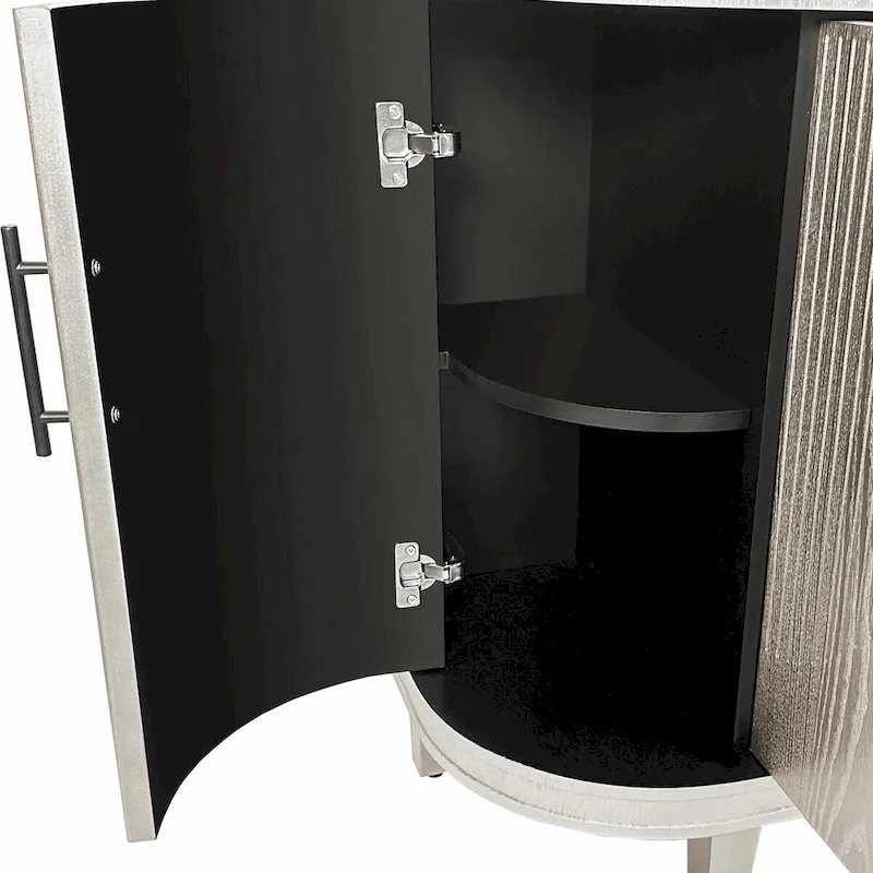 47.2-Inch Wooden Console Table & Coffee Bar Cabinet