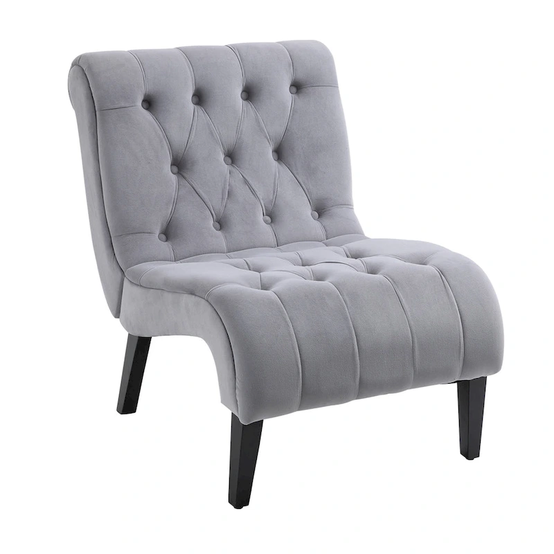 AVAWING Armless Accent Upholstered Lounge Chair