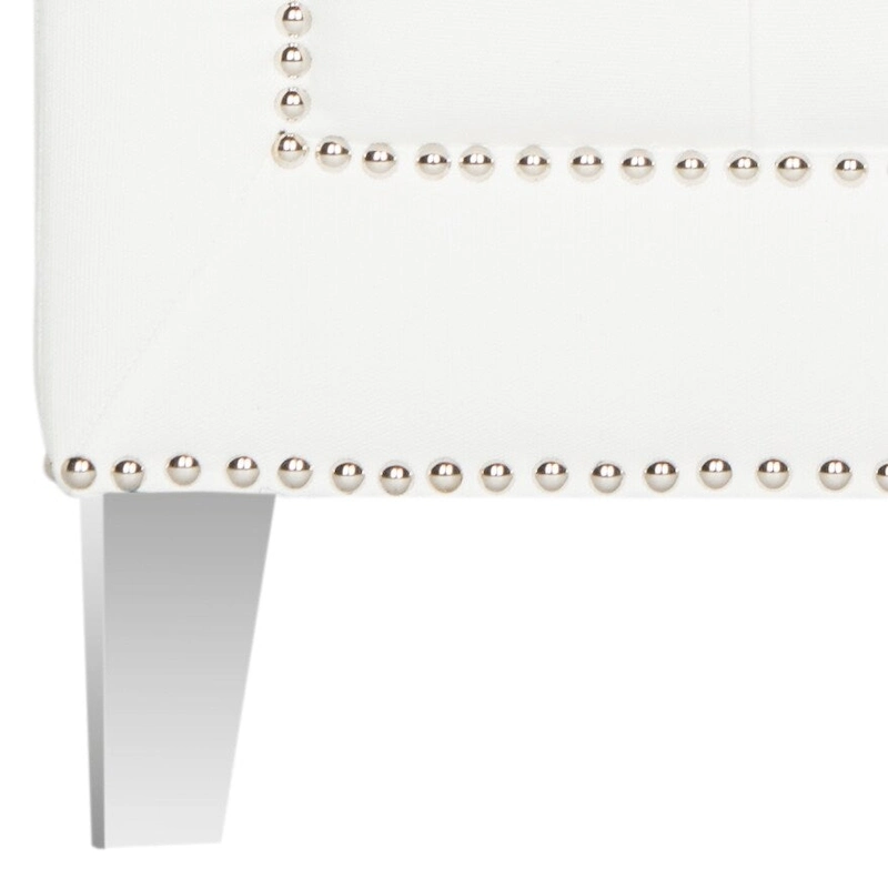 SAFAVIEH Kamilah White/ Clear Club Chair - 31.9 x 33.9 x 29.9 - 32Wx34Dx30H