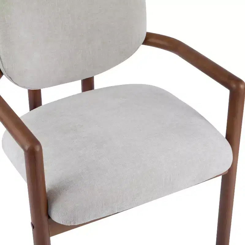 Christopher Knight Home Edge Modern Rubberwood Upholstered Dining Chairs (Set of 2)