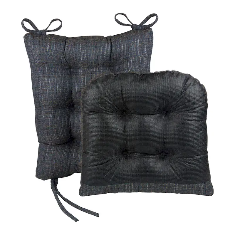 Klear Vu Kahuna Denim Universal Rocker Chair Cushion Set