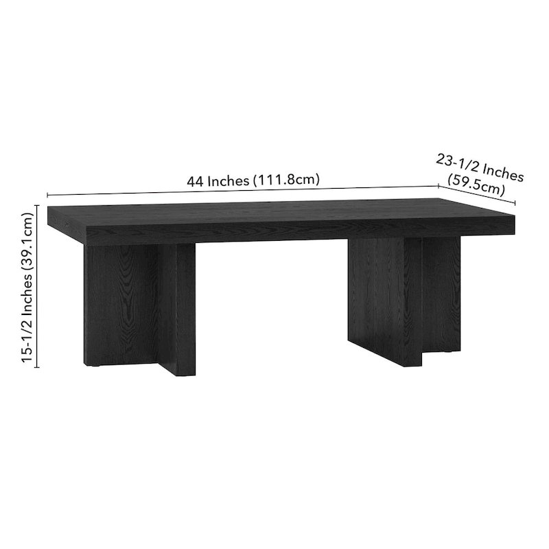 Dimitra 44 Wide Rectangular Coffee Table - 44 Wide