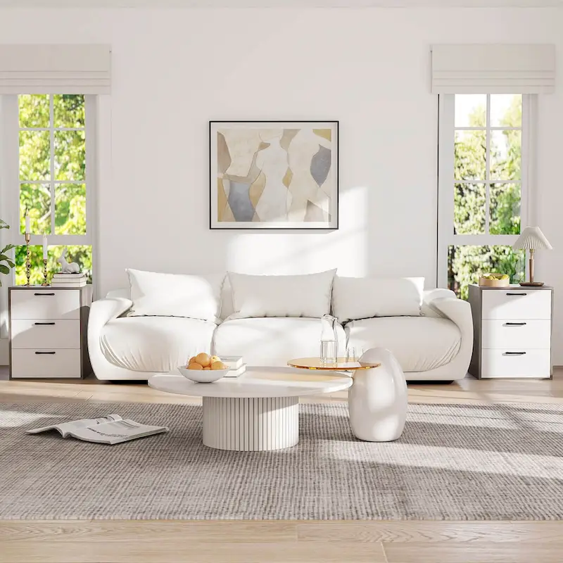 3-Drawer Dresser Storage Cabinet with Wide Top