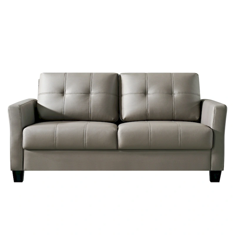 Ainfox 57.50 Faux Leather Loveseat