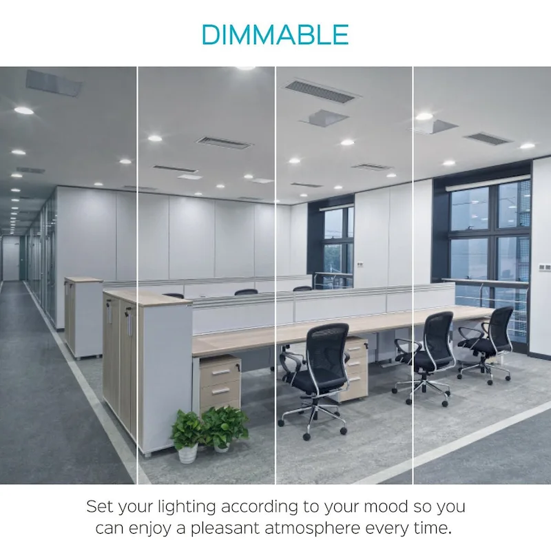 Luxrite BR40 LED Light Bulbs,14W= 85W Dimmable, 1100 Lumen, LED Flood Light Bulb, 14W, E26 Medium Base (12 Pack)