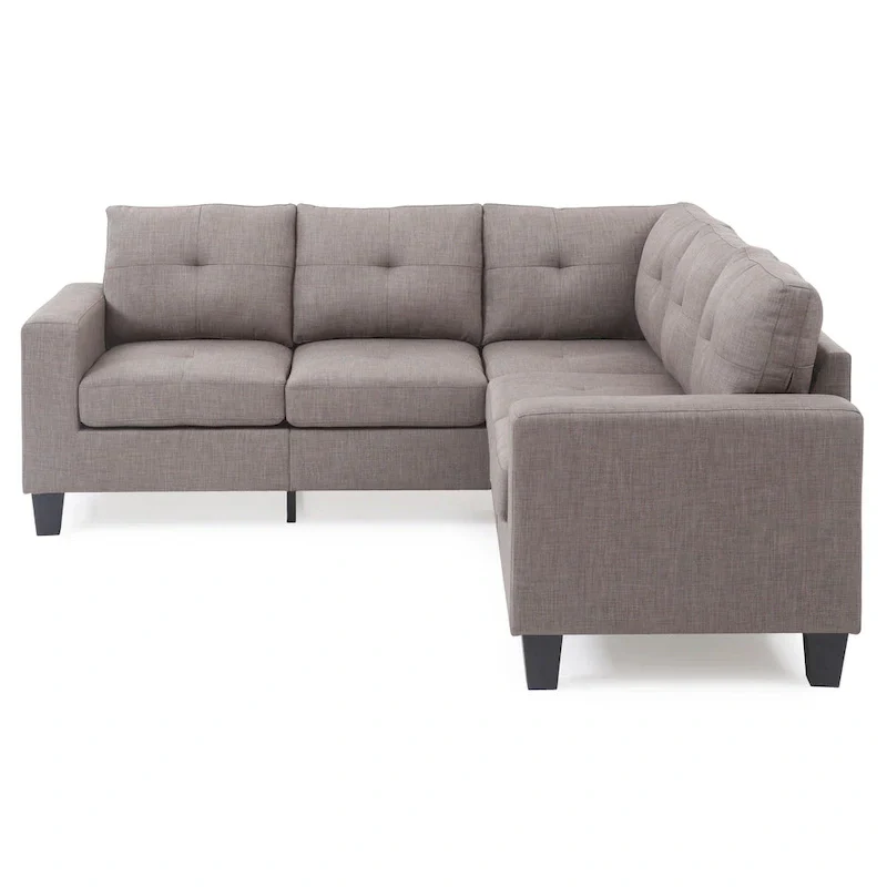 Newbury Twill Fabric Sectional Sofa