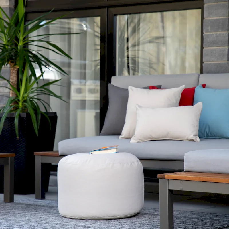 Indoor/ Outdoor Ottoman Pouf