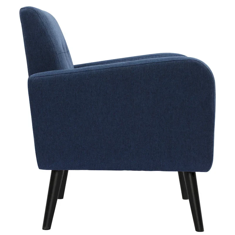 Mid Century Fabric Modern Accent Chair Armchair