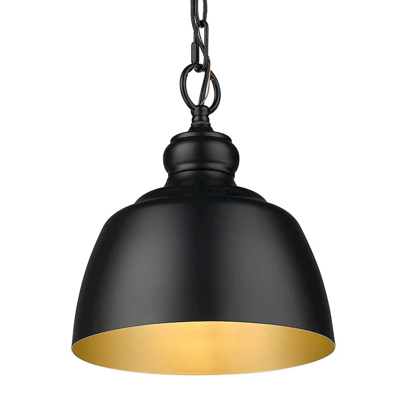 Golden Lighting 0316-M1L Holmes 9  Wide Mini Pendant