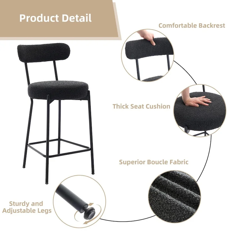 27  Modern Counter Stools Set of 2