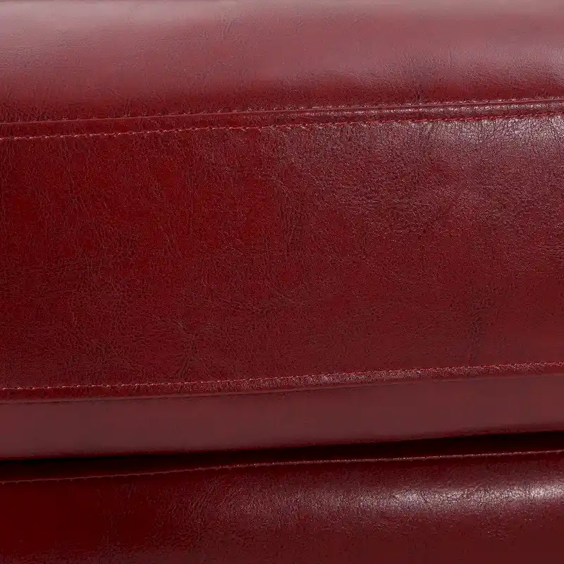 Justine Faux Leather Loveseat by Christopher Knight Home