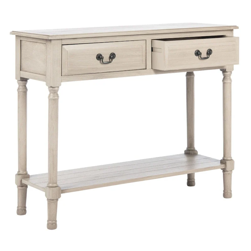 Justina 2-Drawer Console Table - 35.5 W x 13 L x 29.5 H - 36Wx13Dx30H