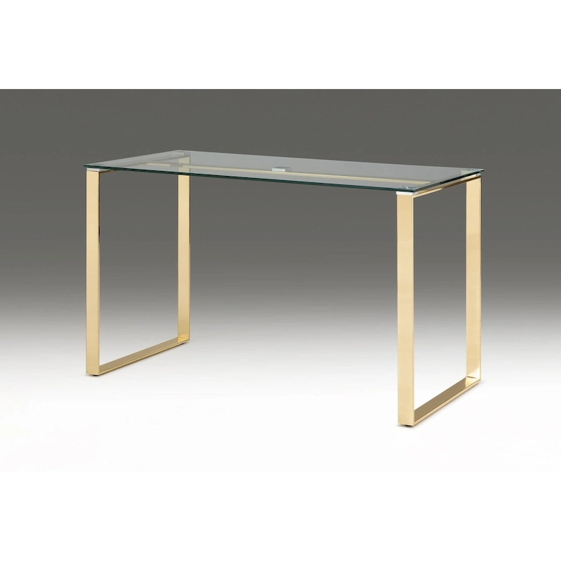 Glass desk with Medal Base