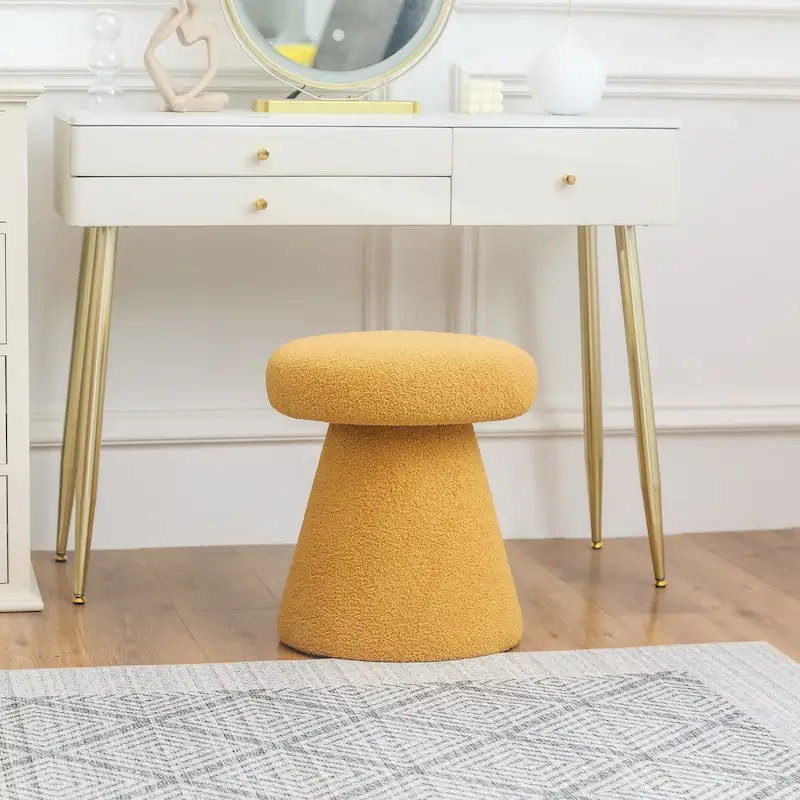 Mushroom Ottoman Large Soft Foot Stool