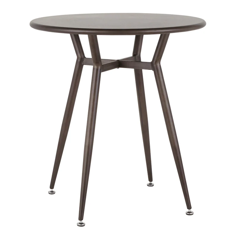 Carbon Loft Barton Industrial Round Dinette Table