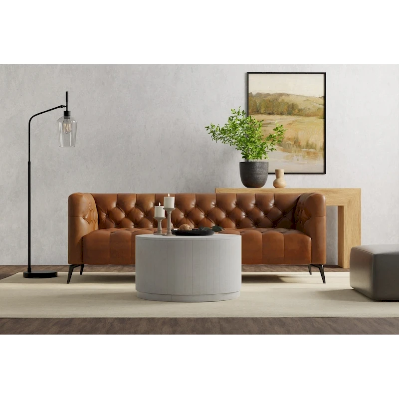 Carolina Living Krissa 30 Round Mango Wood Coffee Table