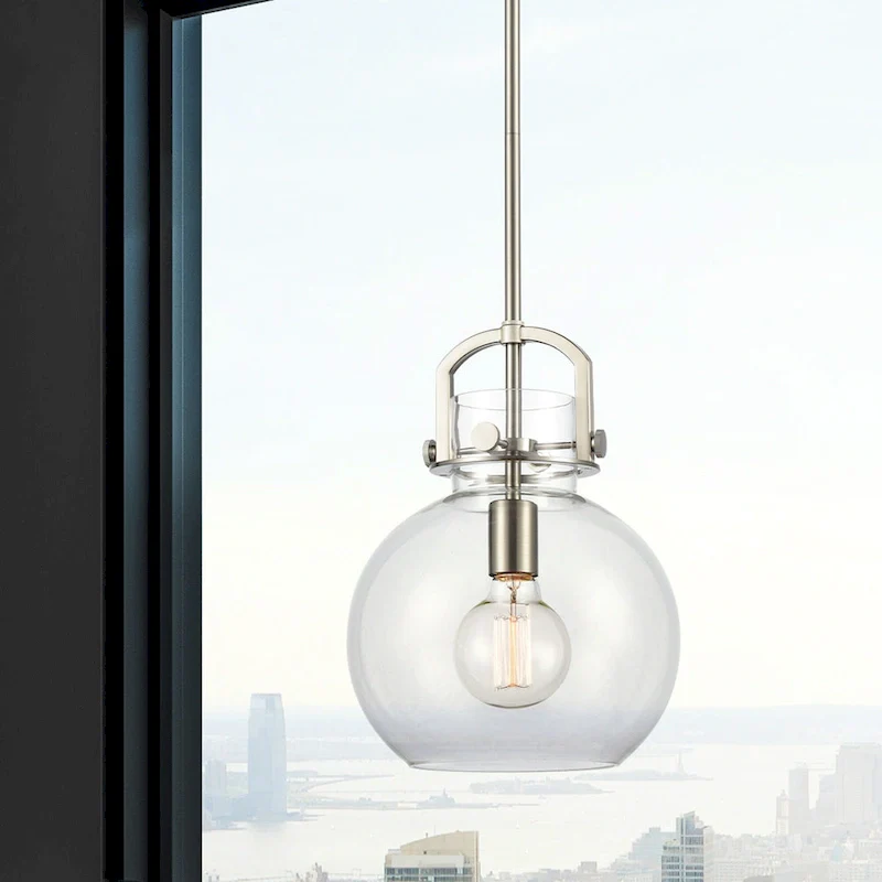 Innovations Lighting Newton Sphere - 1 Light 10  Stem Hung Pendant