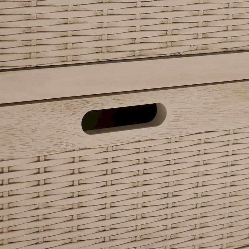 SAFAVIEH Cilla 2-Drawer And 3 Removable Baskets - 39.8 W x 12.5 L x 29.5 H - 41Wx13Dx26H