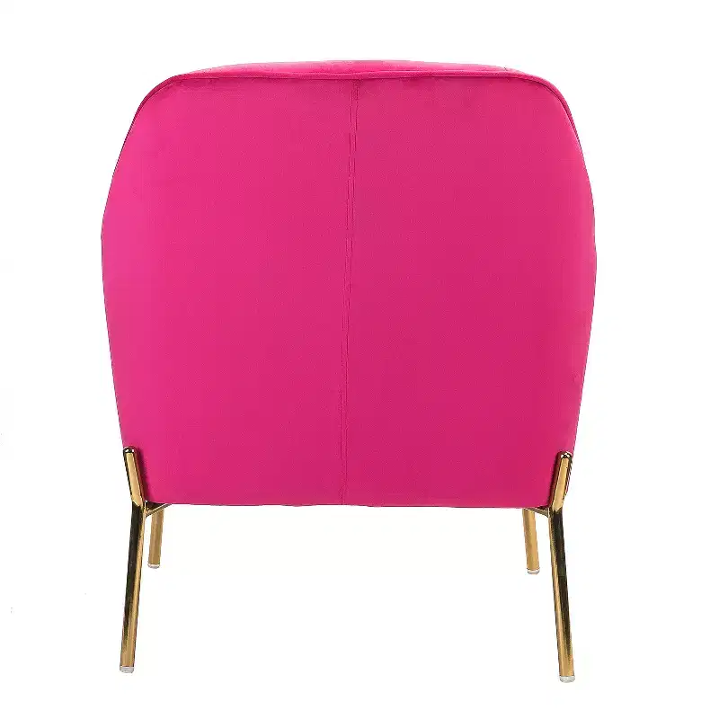 Odo Velvet Accent Comfy Living Room Arm Chair Upholstered Padded Seat Set of 2 | Karat Home