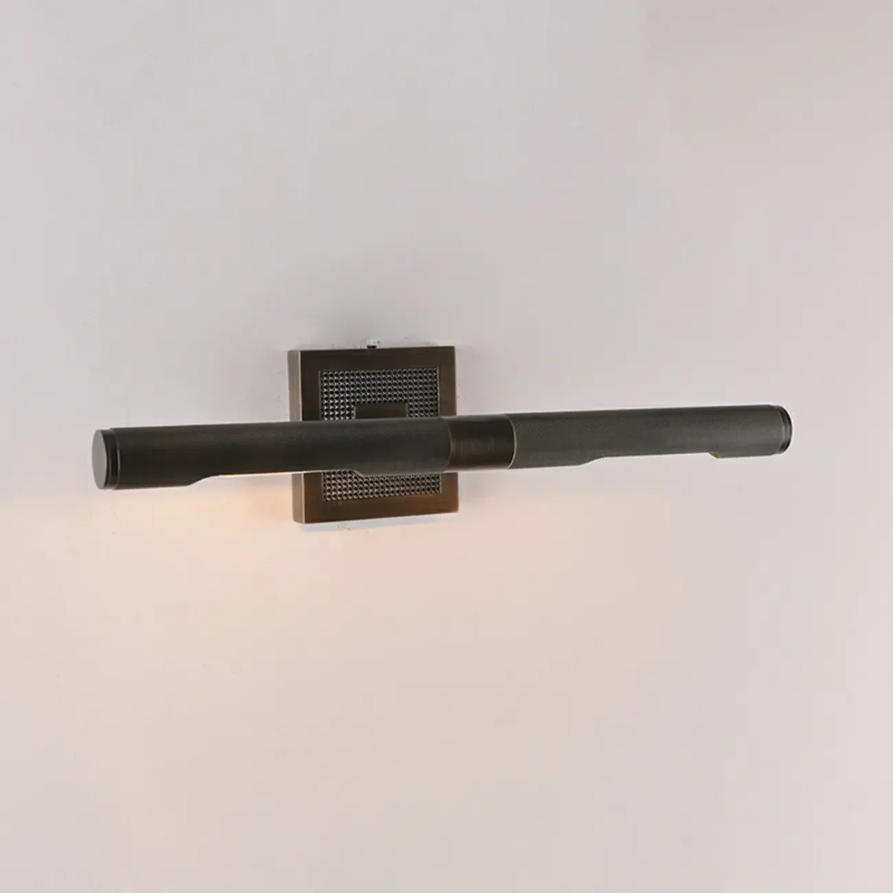2-Light Modern Black Linear Vanity Light for Bathroom Wall