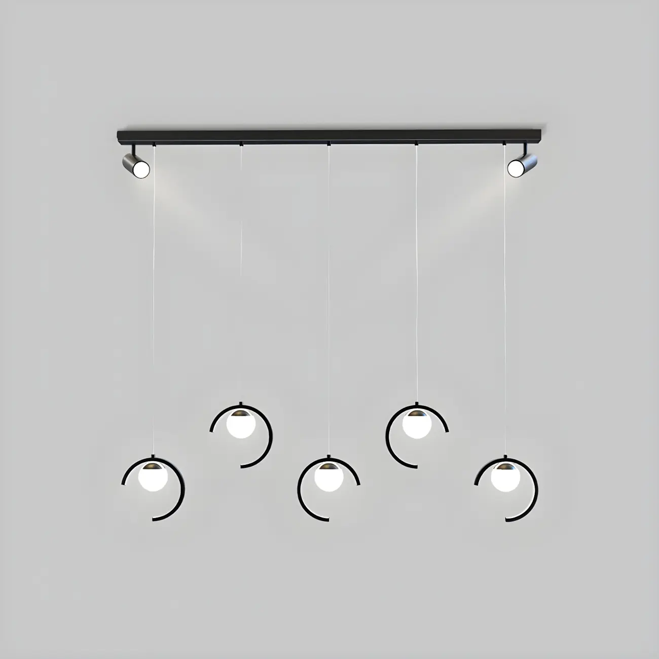 Modern Metal Geometric Kitchen Island Pendant Lights