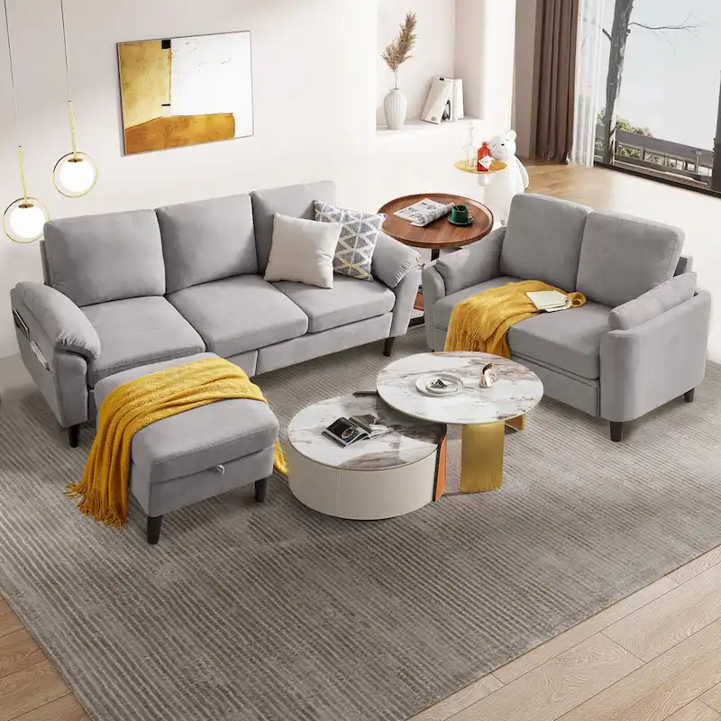 3 Piece Living Room Sets
