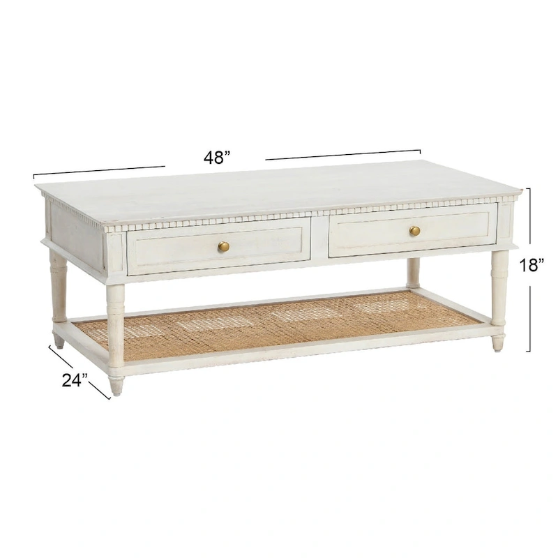 Acacia Wood Coffee Table