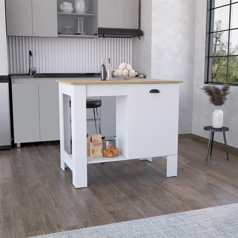 Wooden Kitchen Island