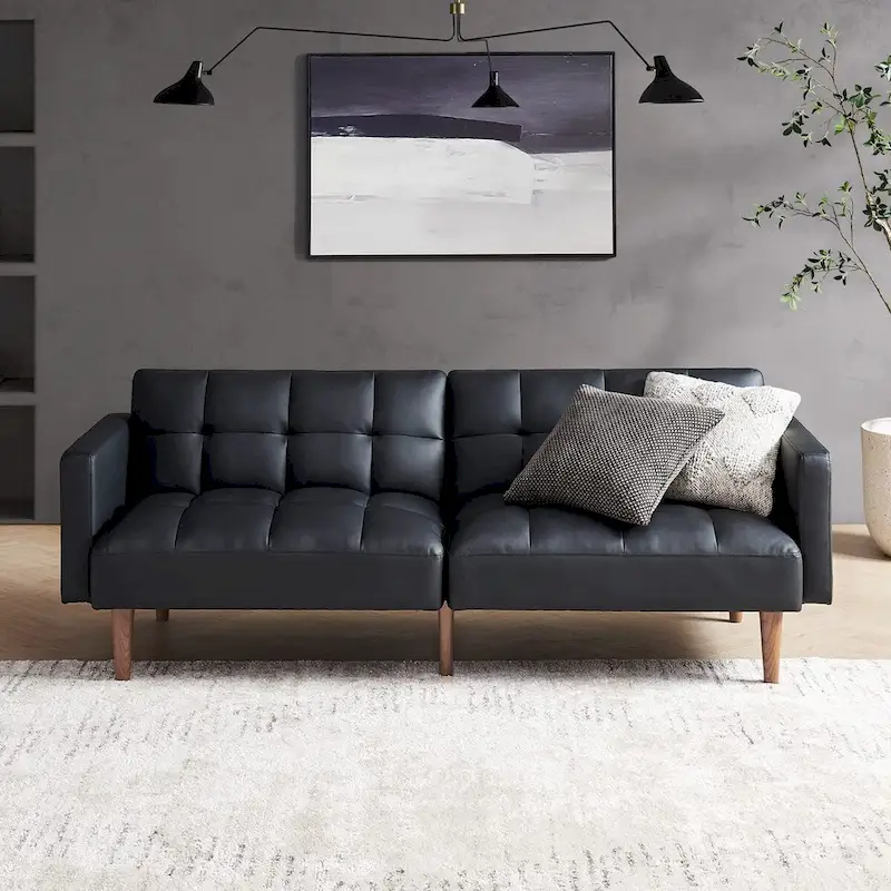 Mopio Aaron Futon Convertible Sofa Sleeper Futon