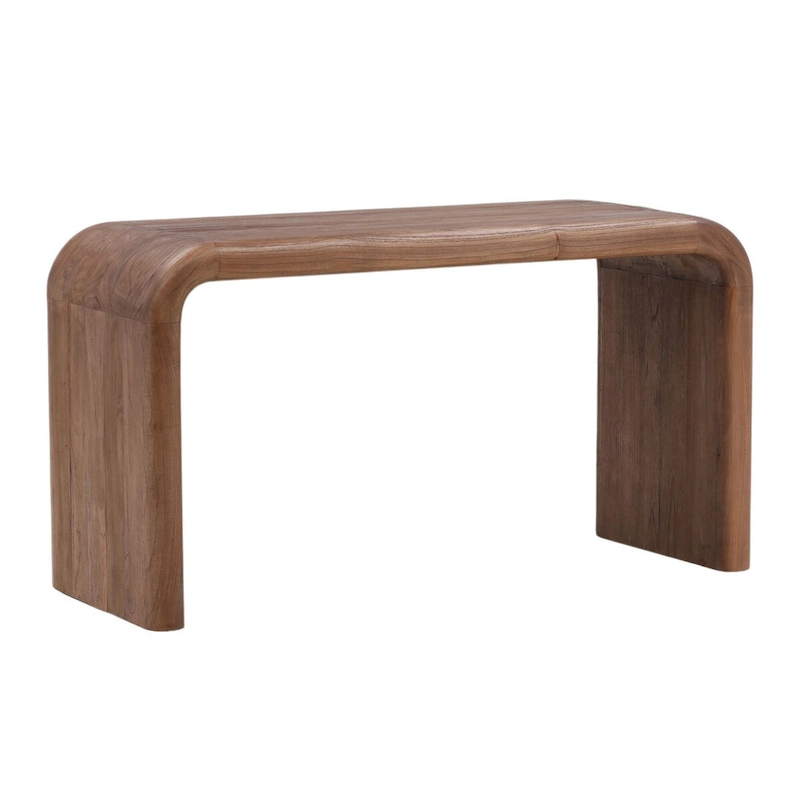 Winona 55 Wide Writing Desk, Medium Brown