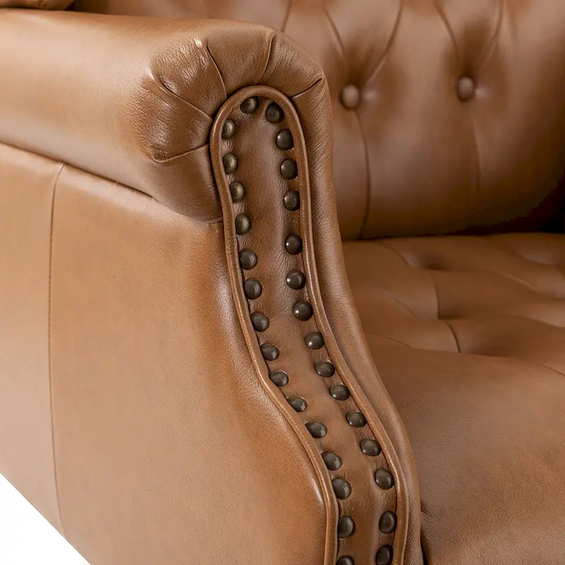 Maximiliano Modern Swivel Executive Chair with Tufted Back by HULALA HOME