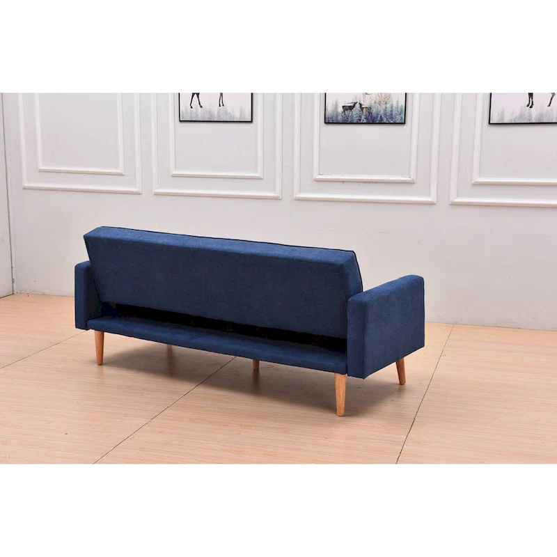 Velvet Wingback Push Back Recliner Chair