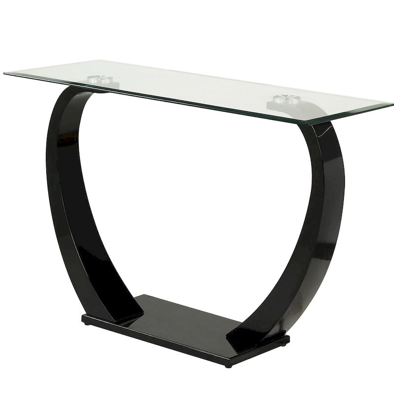 Cres Glam Glasstop 3-Piece Coffee Table Set by Furniture of America