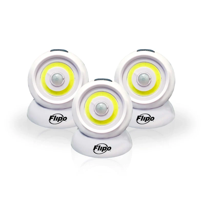 Revolution Motion Sensing COB LED Spotlight 3 Pack - White