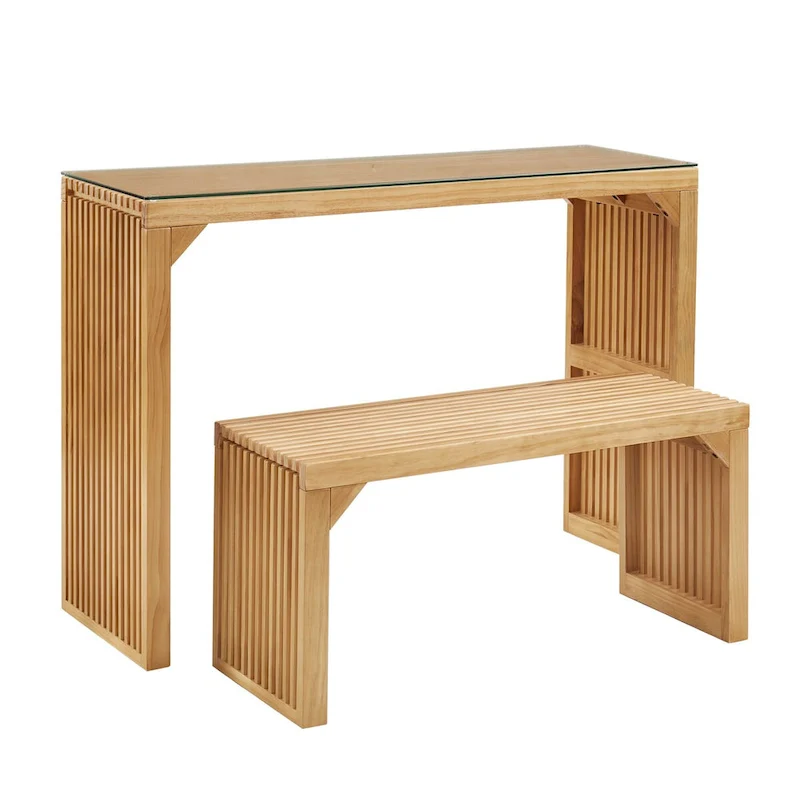 3PCS Dining Bench and Table