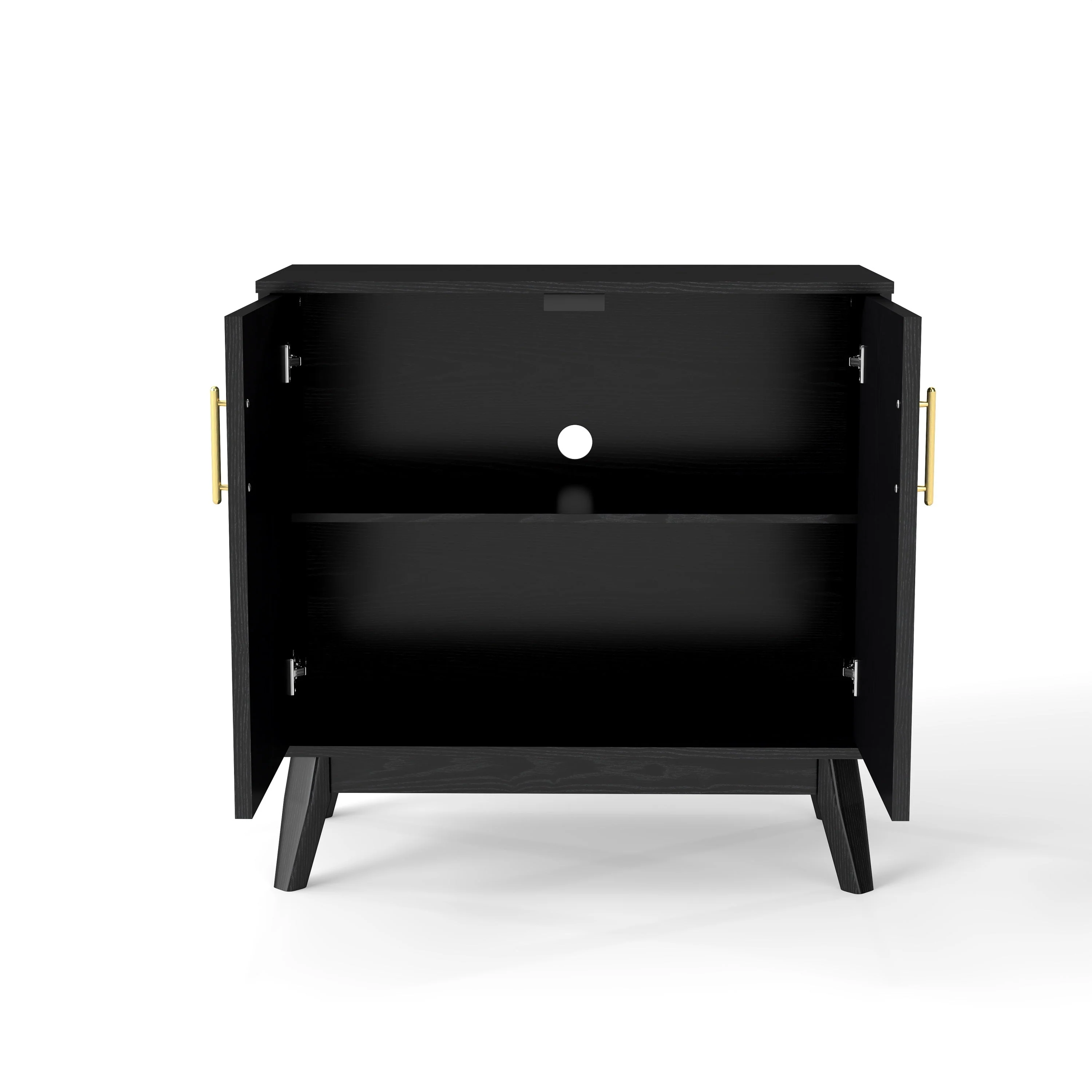 Walker Edison | Mid-Century Modern Fluted Accent Cabinet