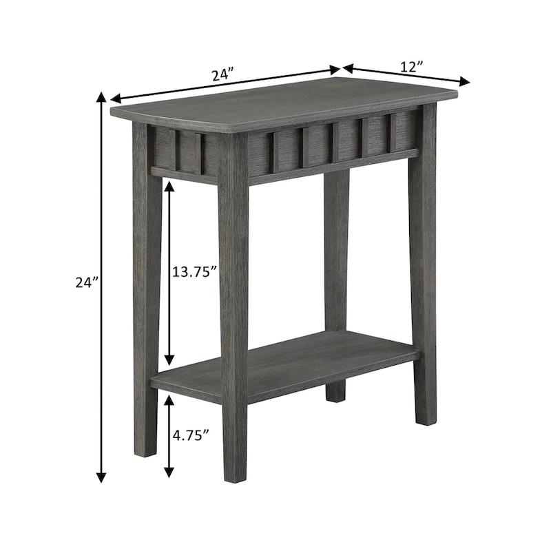 Convenience Concepts Dennis End Table with Shelf