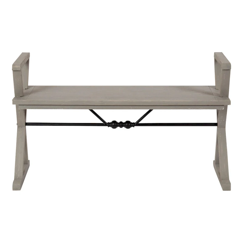 Kate and Laurel Travere Wood Bench