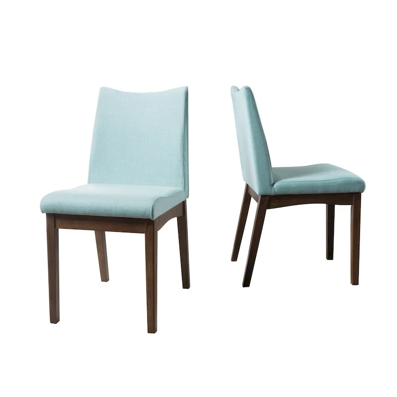 Mid-Century Fabric Dining Chair (Set of 2)